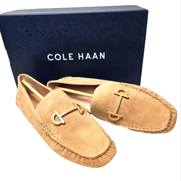 Cole Haan Suede Tully Driver Shoes Wmn sz 9 - Picture 2 of 8